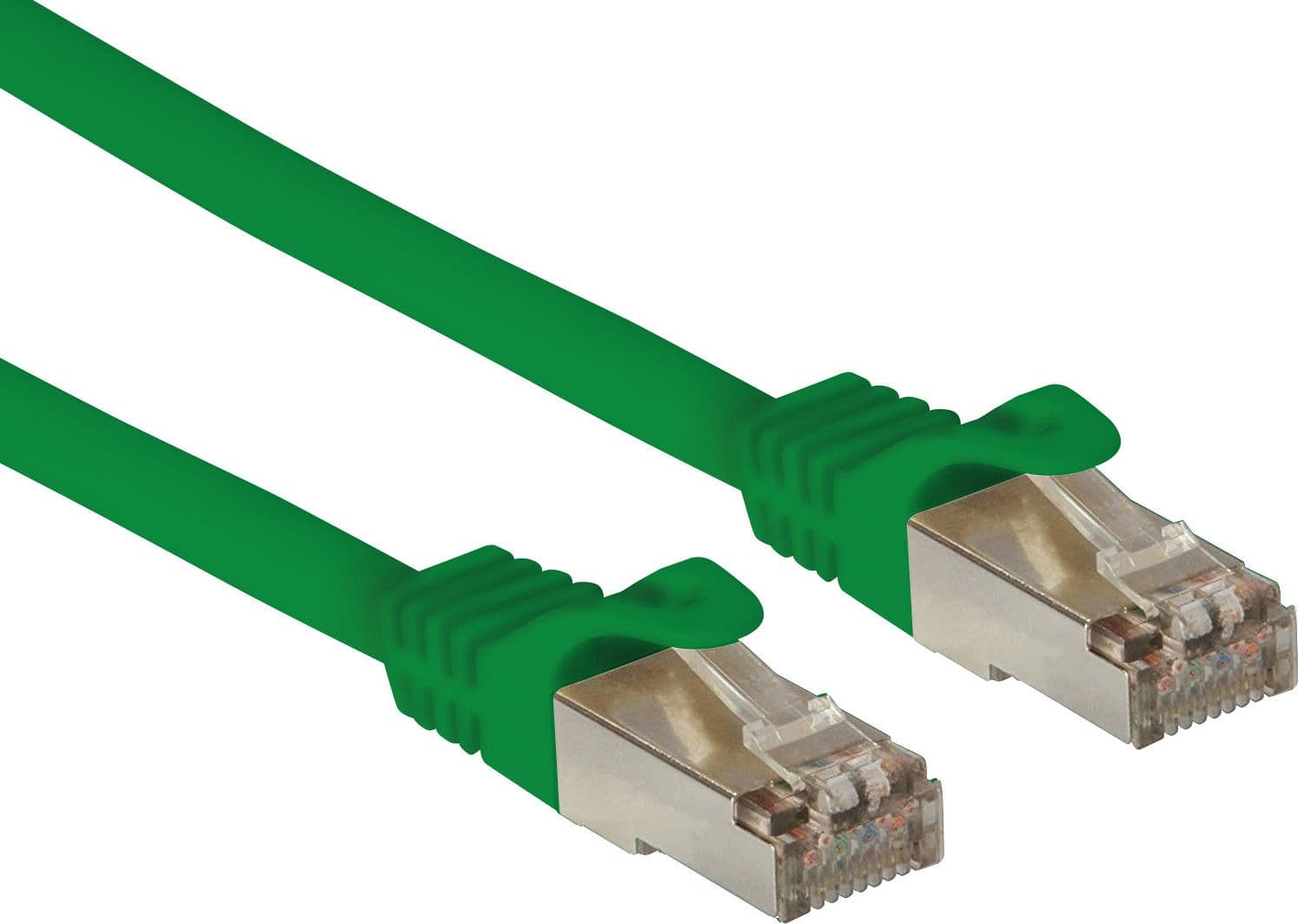 Cavo di Rete Patch in Rame Cat. 6A SFTP LSZH 1 m Verde - 2
