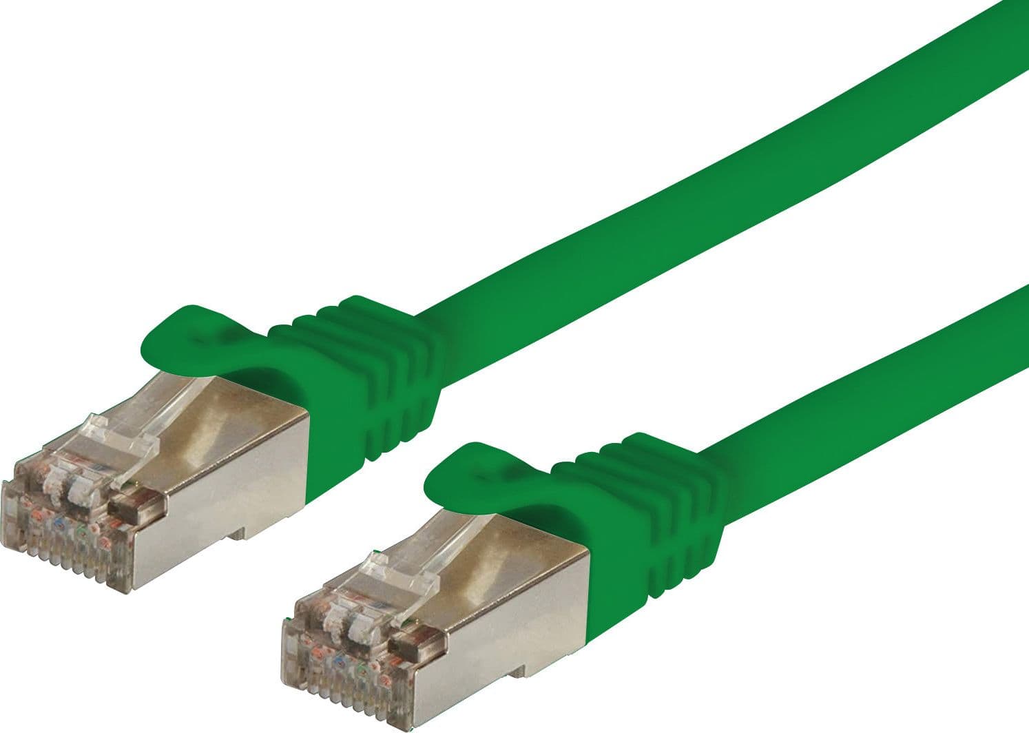 Cavo di Rete Patch in Rame Cat. 6A SFTP LSZH 1 m Verde - 9
