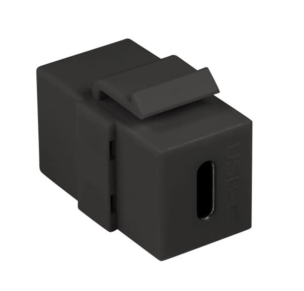 Connettore Keystone USB-C&trade F/F 17,2 mm Nero - 2