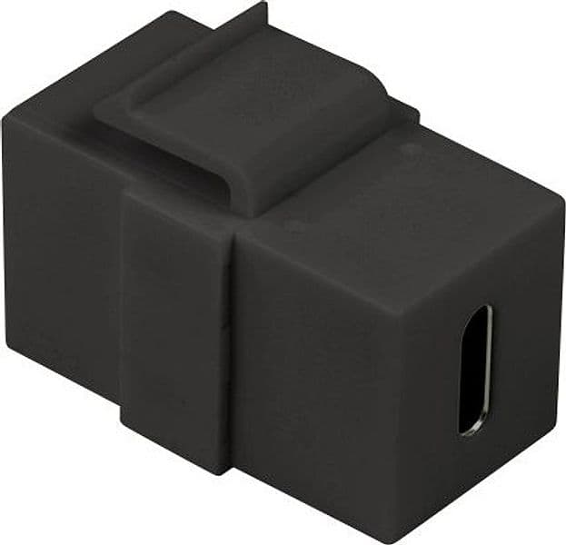 Connettore Keystone USB-C&trade F/F 17,2 mm Nero - 4