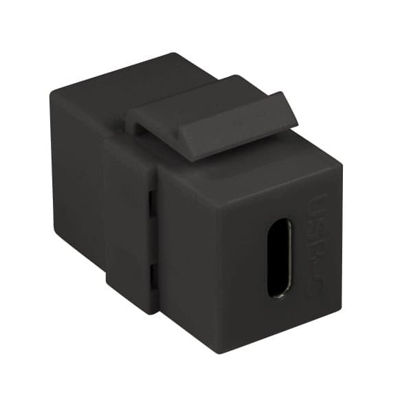 Connettore Keystone USB-C&trade F/F 17,2 mm Nero - 5