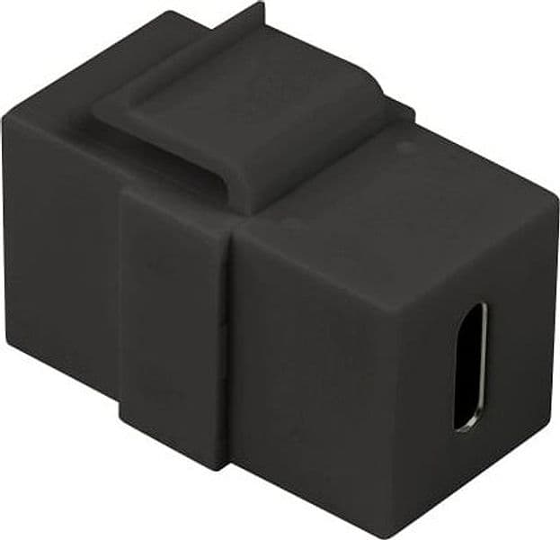 Connettore Keystone USB-C&trade F/F 17,2 mm Nero - 6