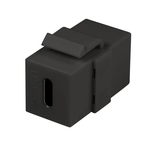 Connettore Keystone USB-C&trade F/F 17,2 mm Nero - 7