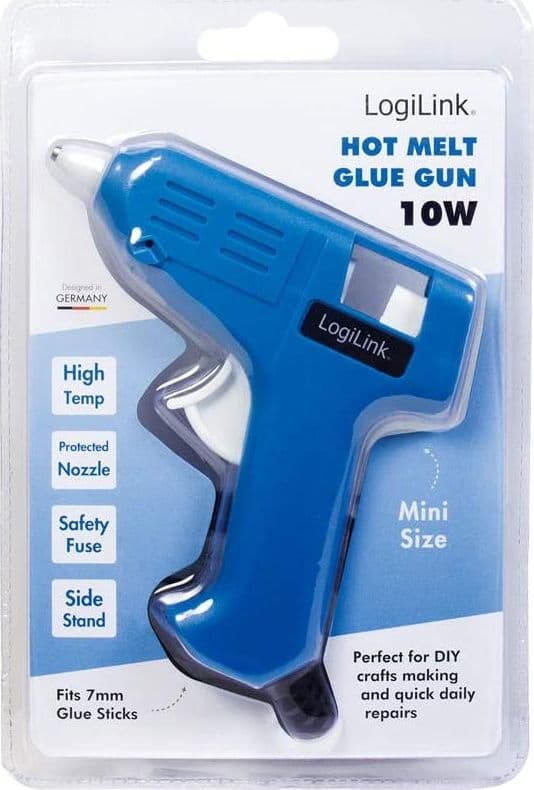Mini pistola per Colla a Caldo, 10W, blu - 2