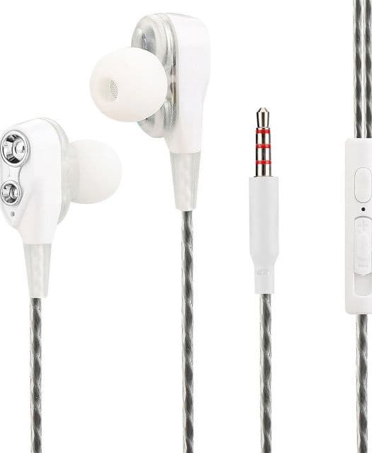 Auricolari Stereo In Ear Duett con Microfono e Telecomando Bianco - 2