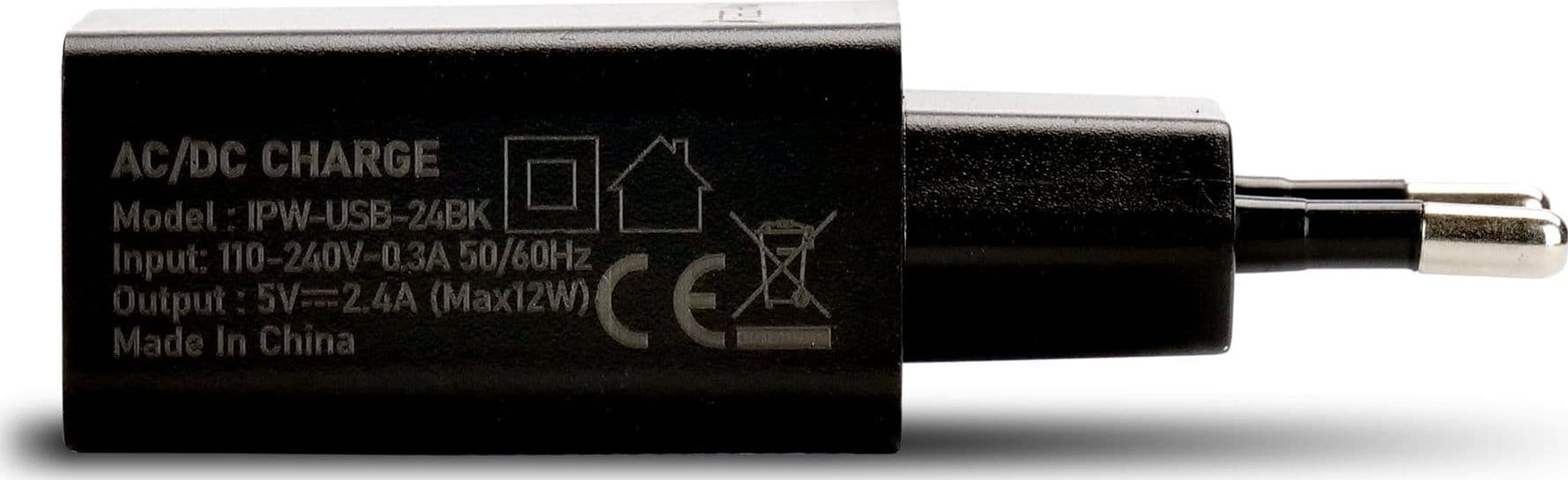 Caricatore Alimentatore USB-A da Muro 5V 2.4A per Smartphone o Tablet - 5