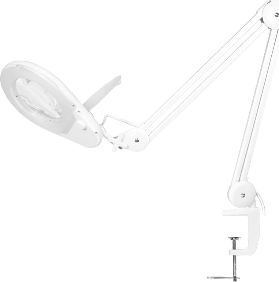 Lampada LED con Lente d'ingrandimento a 5 Diottrie Attacco a Morsetto