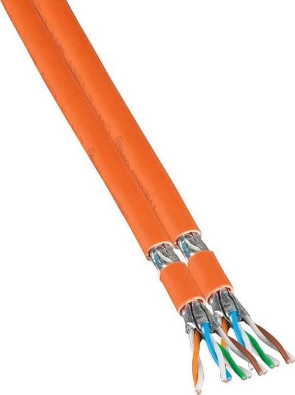 Matassa S/FTP Cavo Cat. 7 Rame Duplex 1000MHz Dca 100m Rigido FRNC-B Arancione - 3