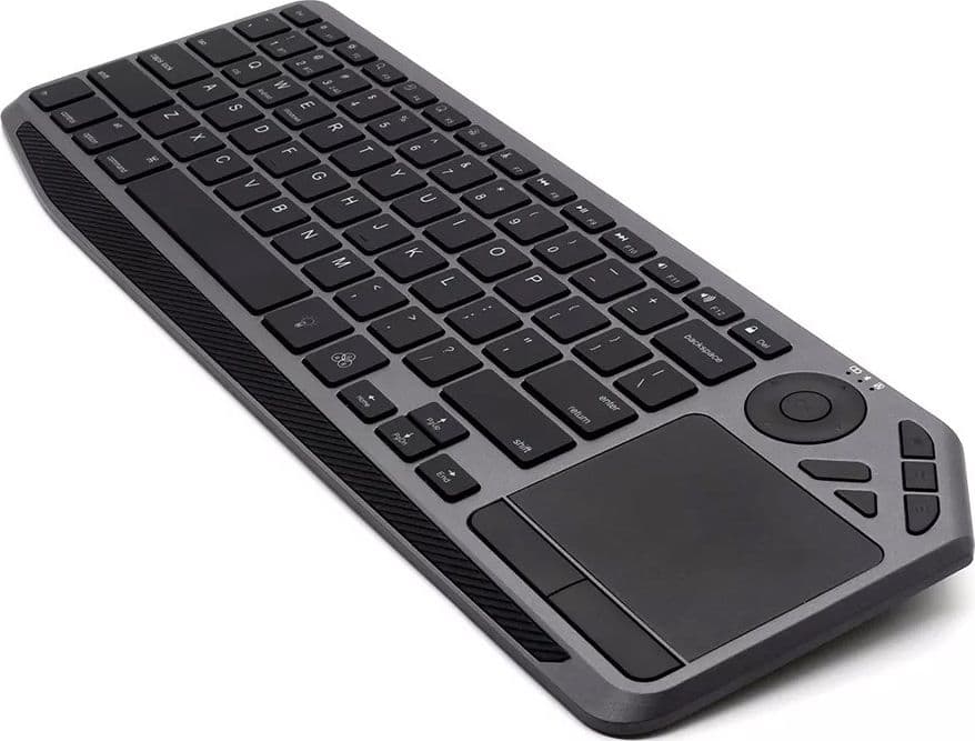 Tastiera Wireless Dual Mode Bluetooth & 2.4G per Smart TV Retroilluminata con Touchpad - 3