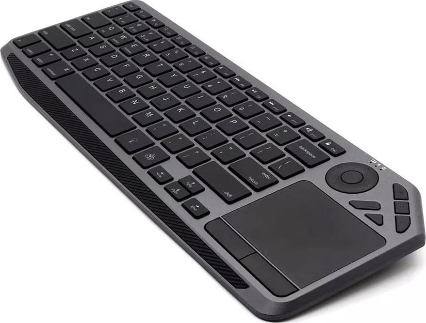 Tastiera Wireless Dual Mode Bluetooth & 2.4G per Smart TV Retroilluminata con Touchpad - 7
