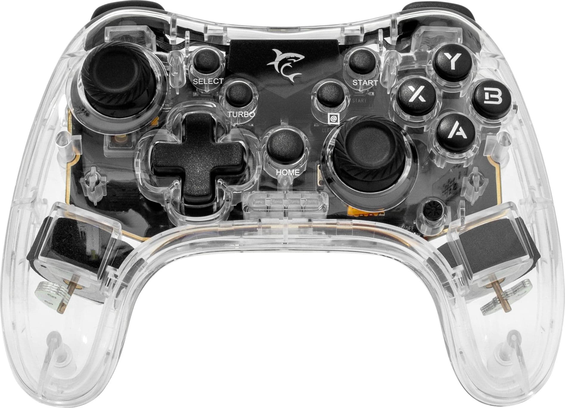 Joypad Controller di Gioco con Retroilluminazione LED e Doppia Vibrazione USB-C&trade e Bluetooth - 4