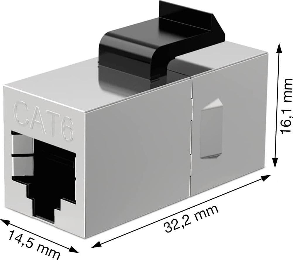 Accoppiatore di Rete Cat.6 F/F Schermato FTP - 9