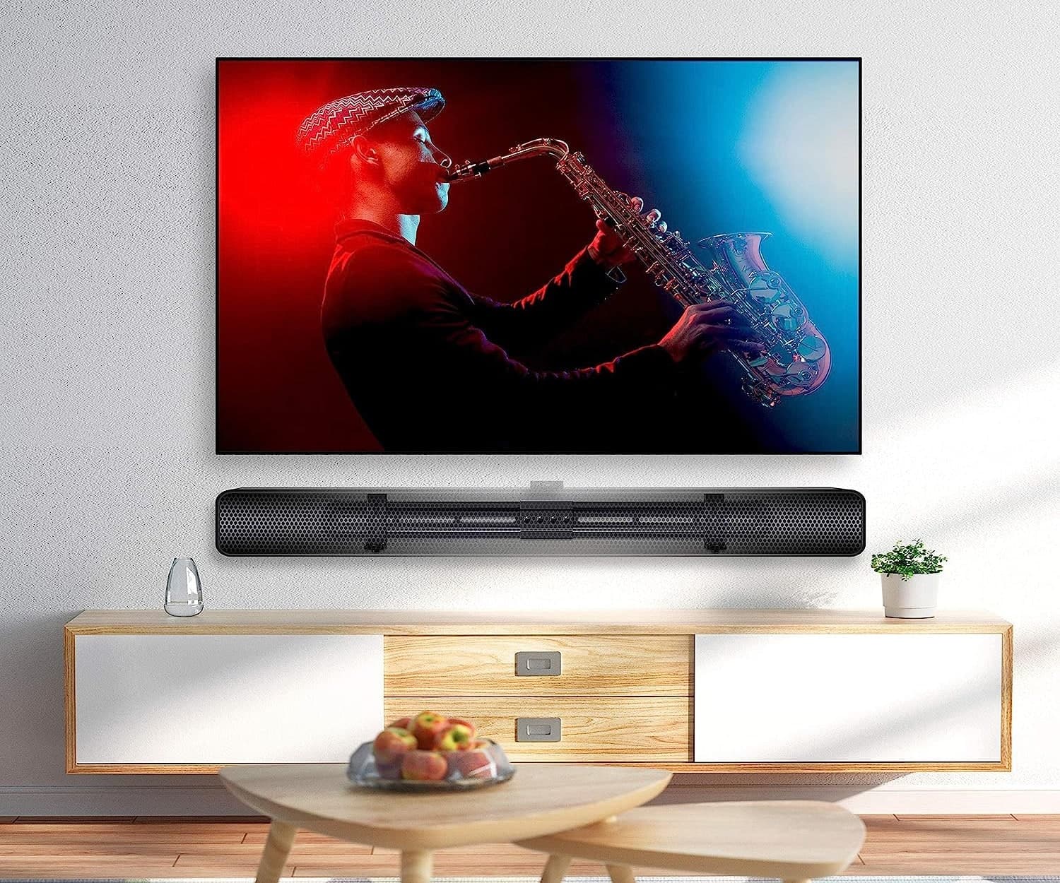 Supporto Universale per Soundbar da Muro o Staffa Max VESA 600x400 - 6