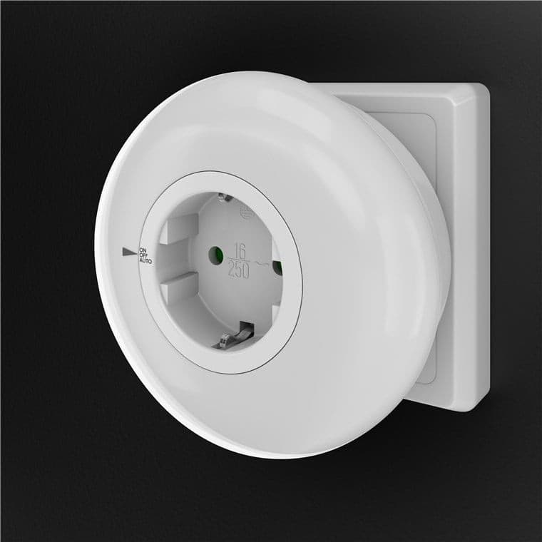 Luce Notturna a 3 LED Plug-In con Sensore Crepuscolare Bianco Freddo - 9