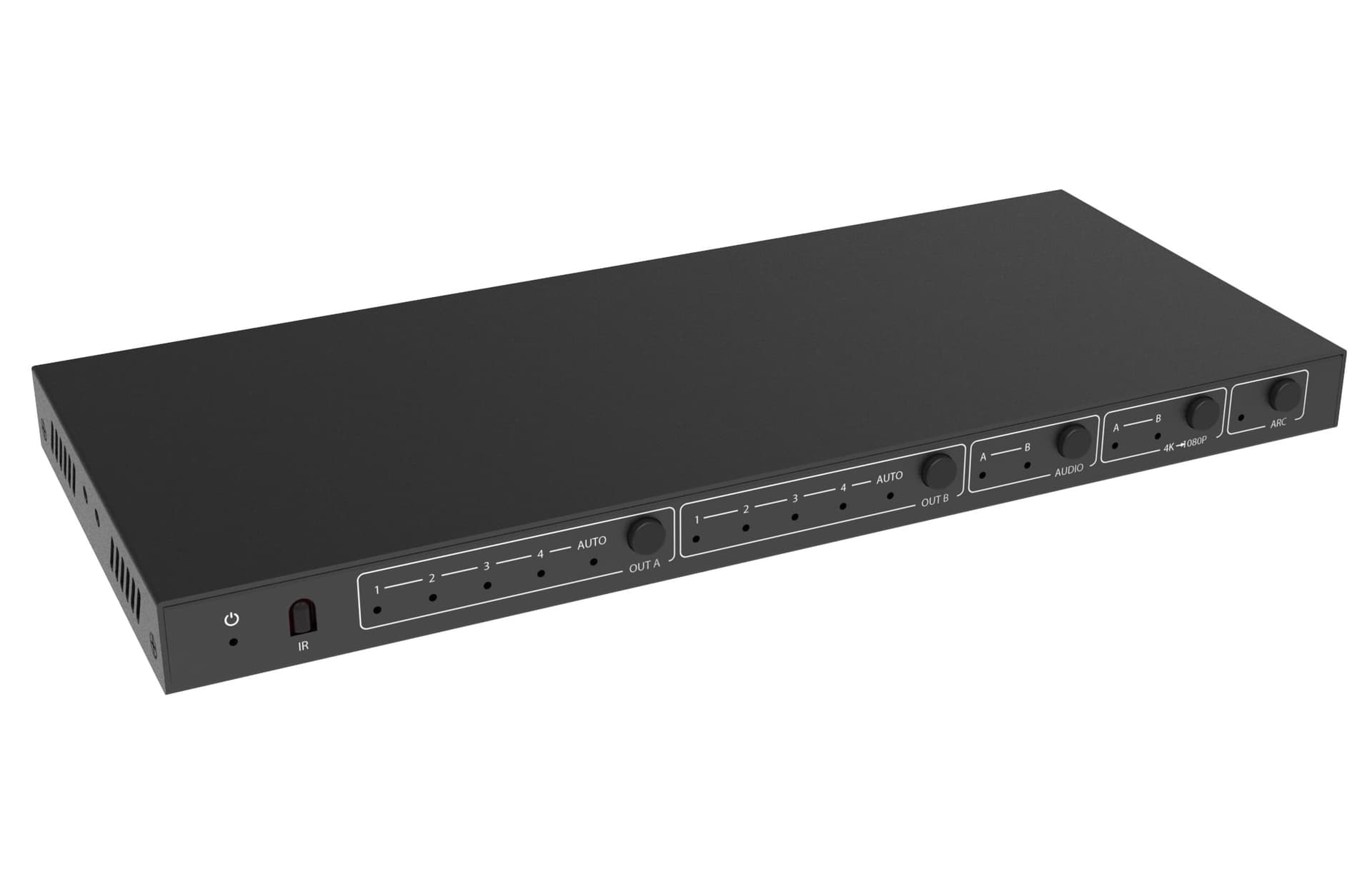 Matrix Switch HDMI 2.0 4x2 18Gbps 4k@60Hz con estrattore audio - 7