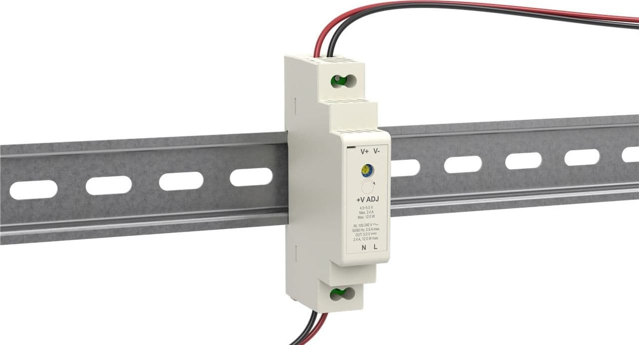 Alimentatore su Guida DIN 5V 2,4A 12W - 4