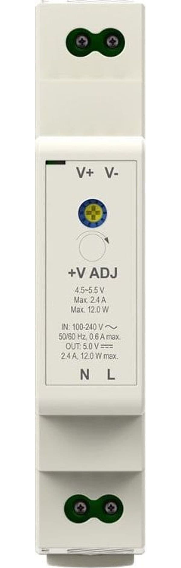 Alimentatore su Guida DIN 5V 2,4A 12W - 5