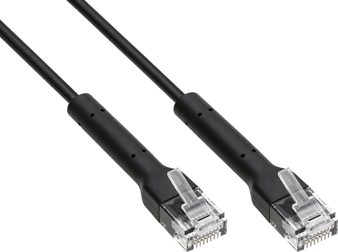 Cavo Slim Patch di Rete Pieghevole in Rame Cat.6A U/UTP 0,5m Nero - 9