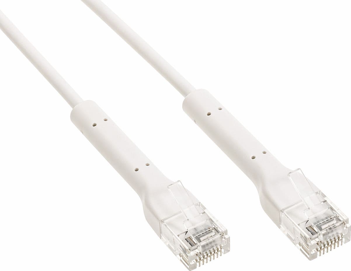 Cavo Slim Patch di Rete Pieghevole in Rame Cat.6A U/UTP 5m Bianco - 3