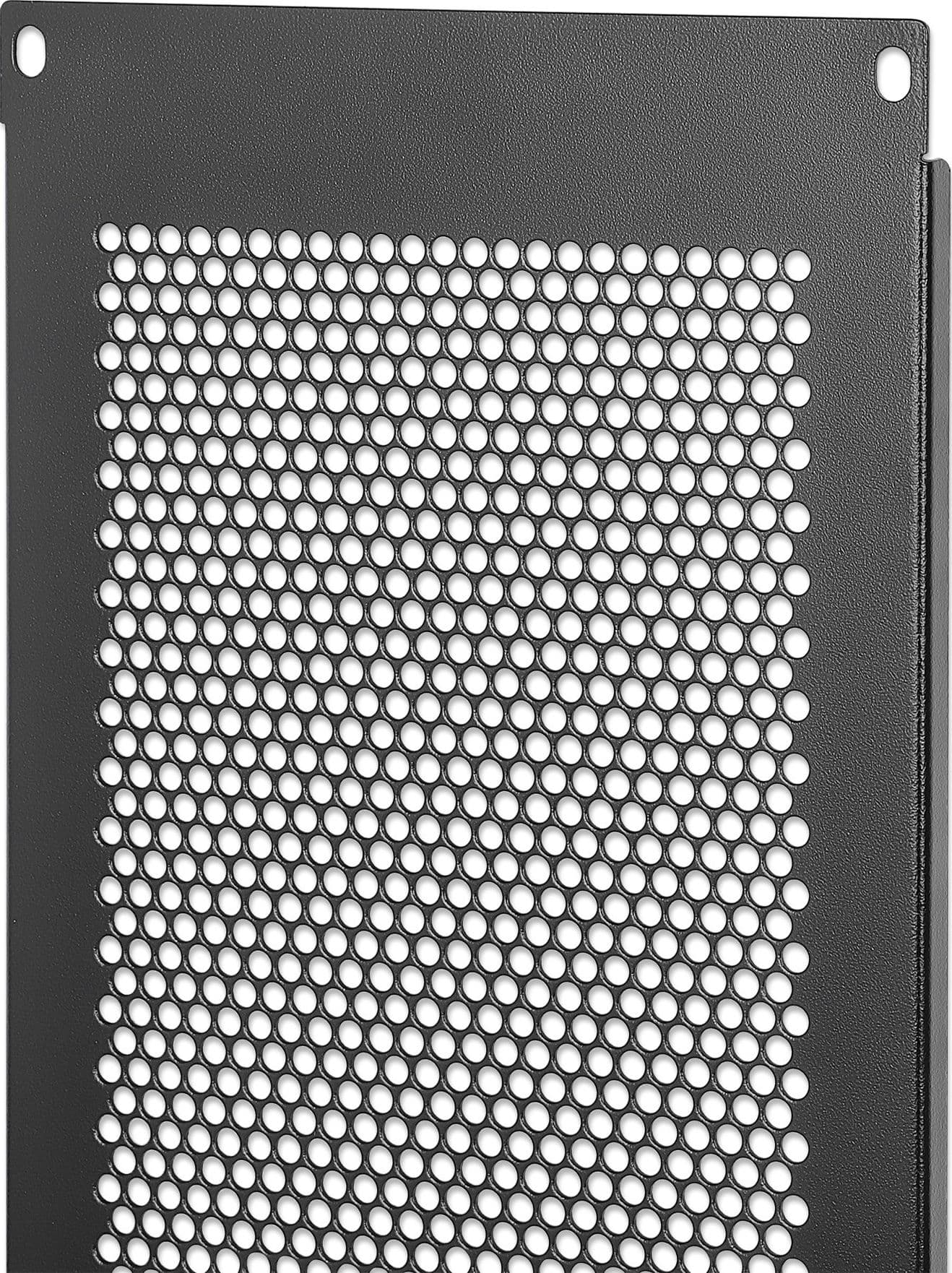 Pannello Cieco Ventilato per Armadi Rack 19'' 4U Nero - 5