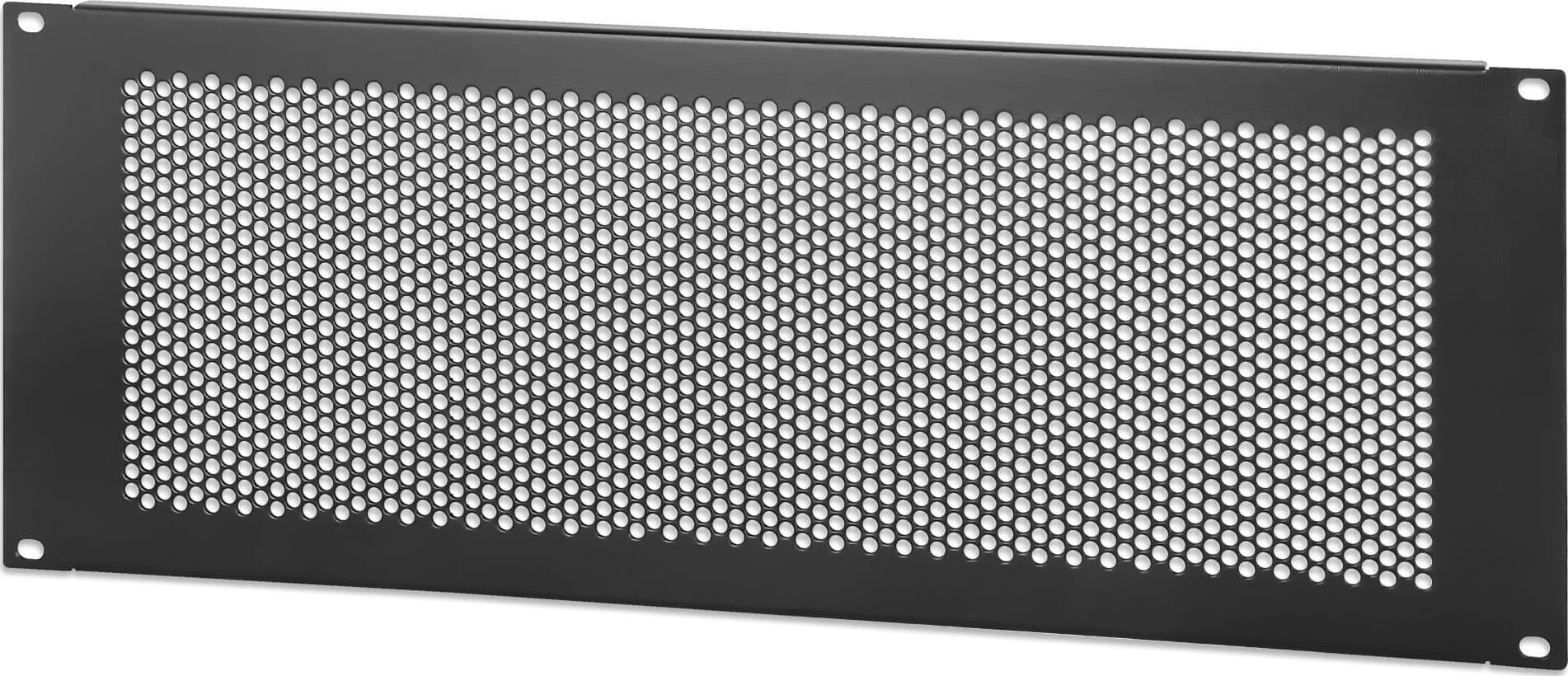 Pannello Cieco Ventilato per Armadi Rack 19'' 4U Nero - 6