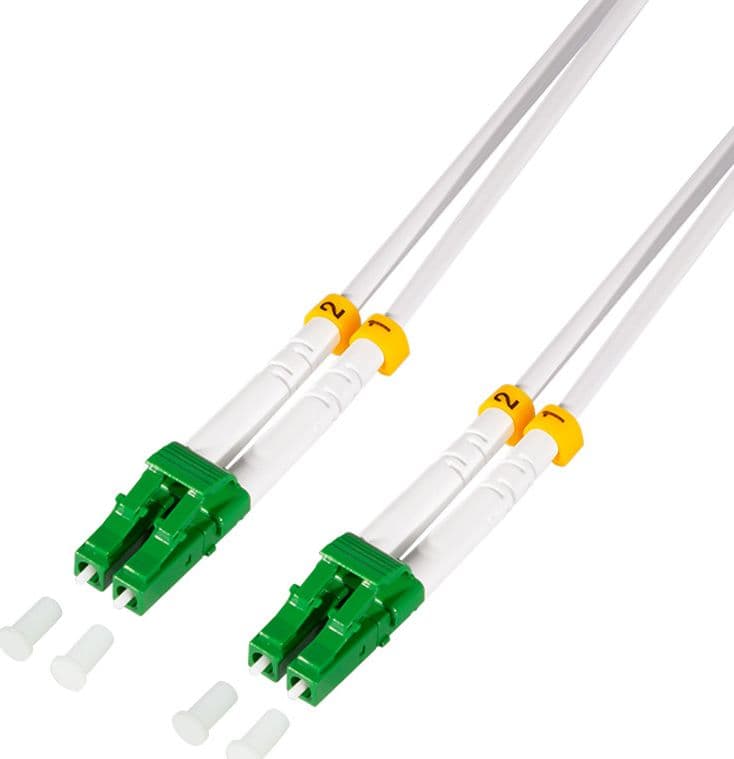 Cavo Fibra Ottica Armato Acciaio OS2 LC/APC Duplex 9/125 2m - 8