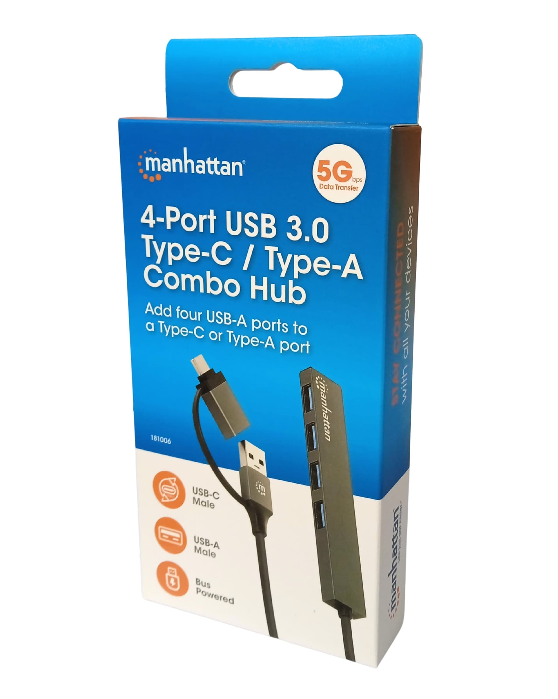 Hub USB-C&trade 3.2 4 porte USB-A Ultra Slim - 2