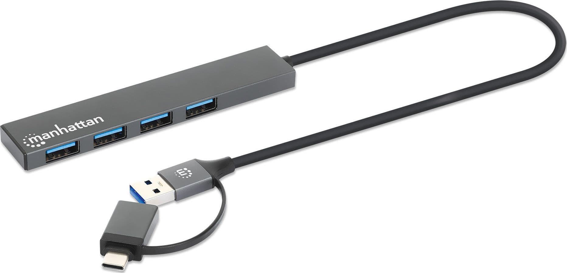 Hub USB-C&trade 3.2 4 porte USB-A Ultra Slim - 8