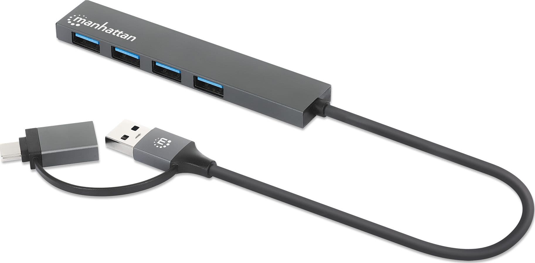 Hub USB-C&trade 3.2 4 porte USB-A Ultra Slim - 9