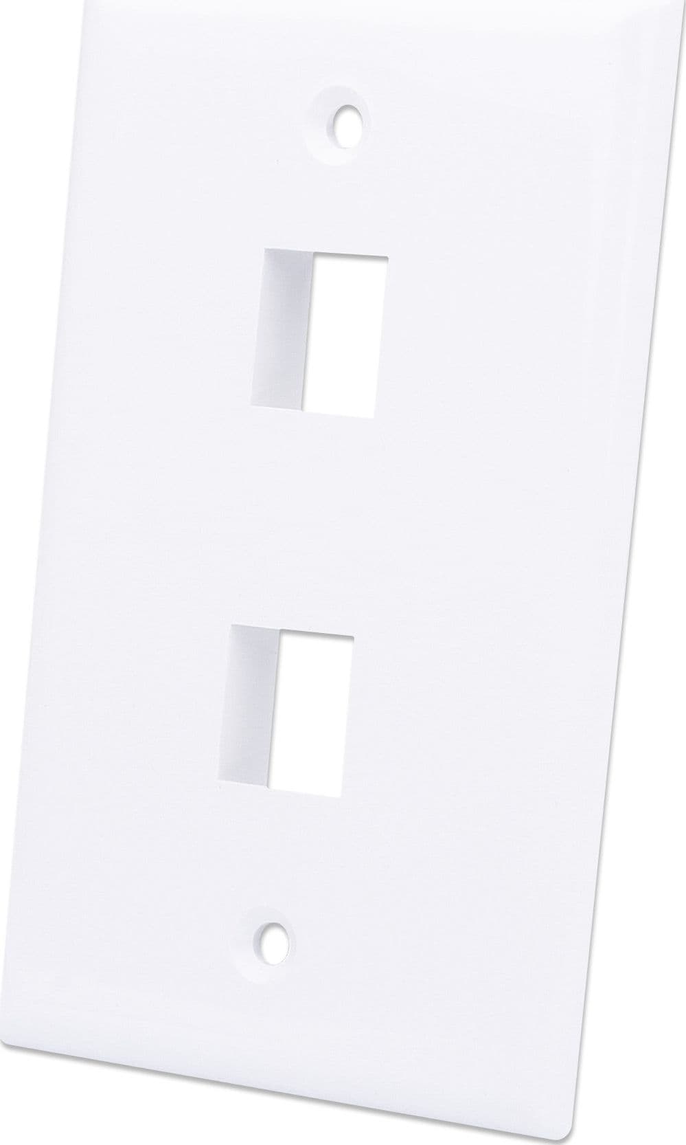 Placca Porta Frutti 2 Posti Mod.503 Bianco - 5