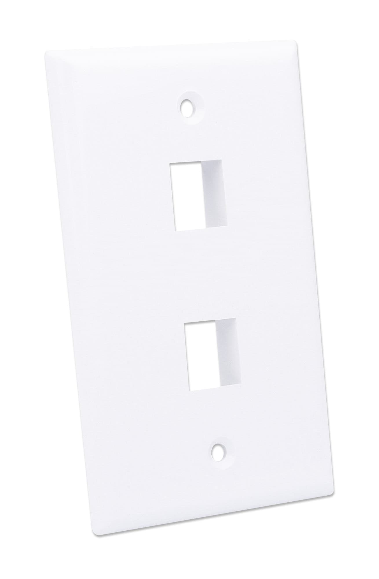 Placca Porta Frutti 2 Posti Mod.503 Bianco - 7