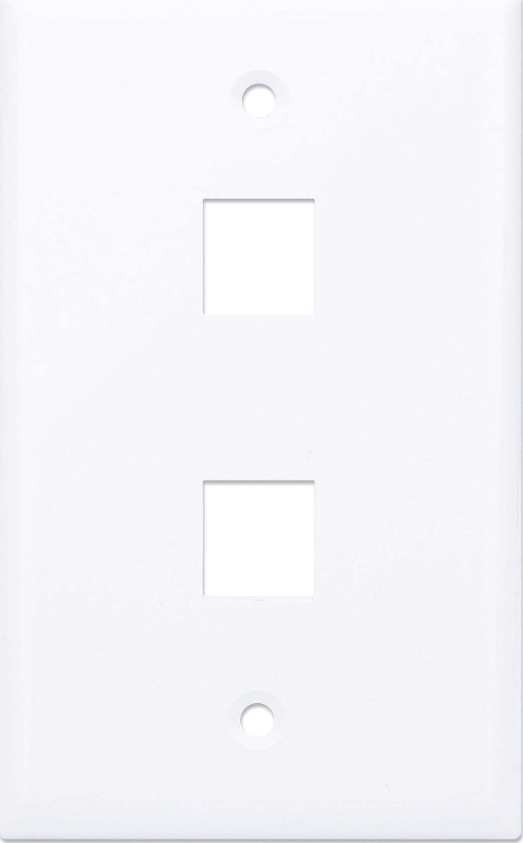 Placca Porta Frutti 2 Posti Mod.503 Bianco - 8