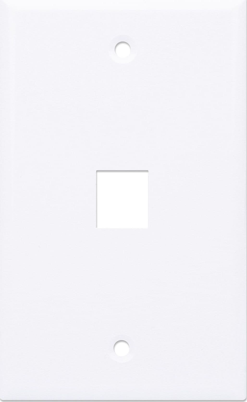 Placca Porta Frutti 1 Posto Mod.503 Bianco - 3
