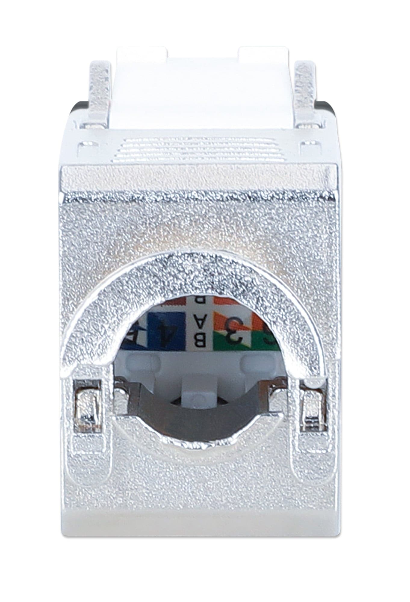 Frutto Keystone RJ45 Cat.6A 10G Slim STP Toolless Nero - 4