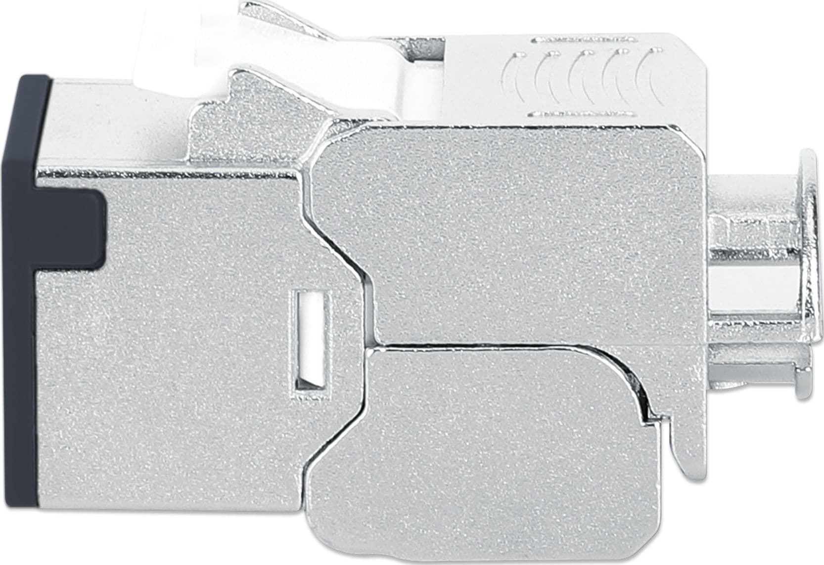 Frutto Keystone RJ45 Cat.6A 10G Slim STP Toolless Nero - 5