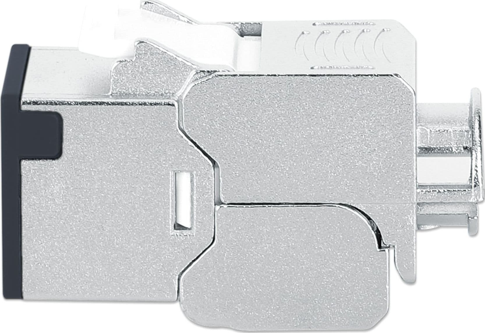 Frutto Keystone RJ45 Cat.6A 10G Slim STP Toolless Nero - 6
