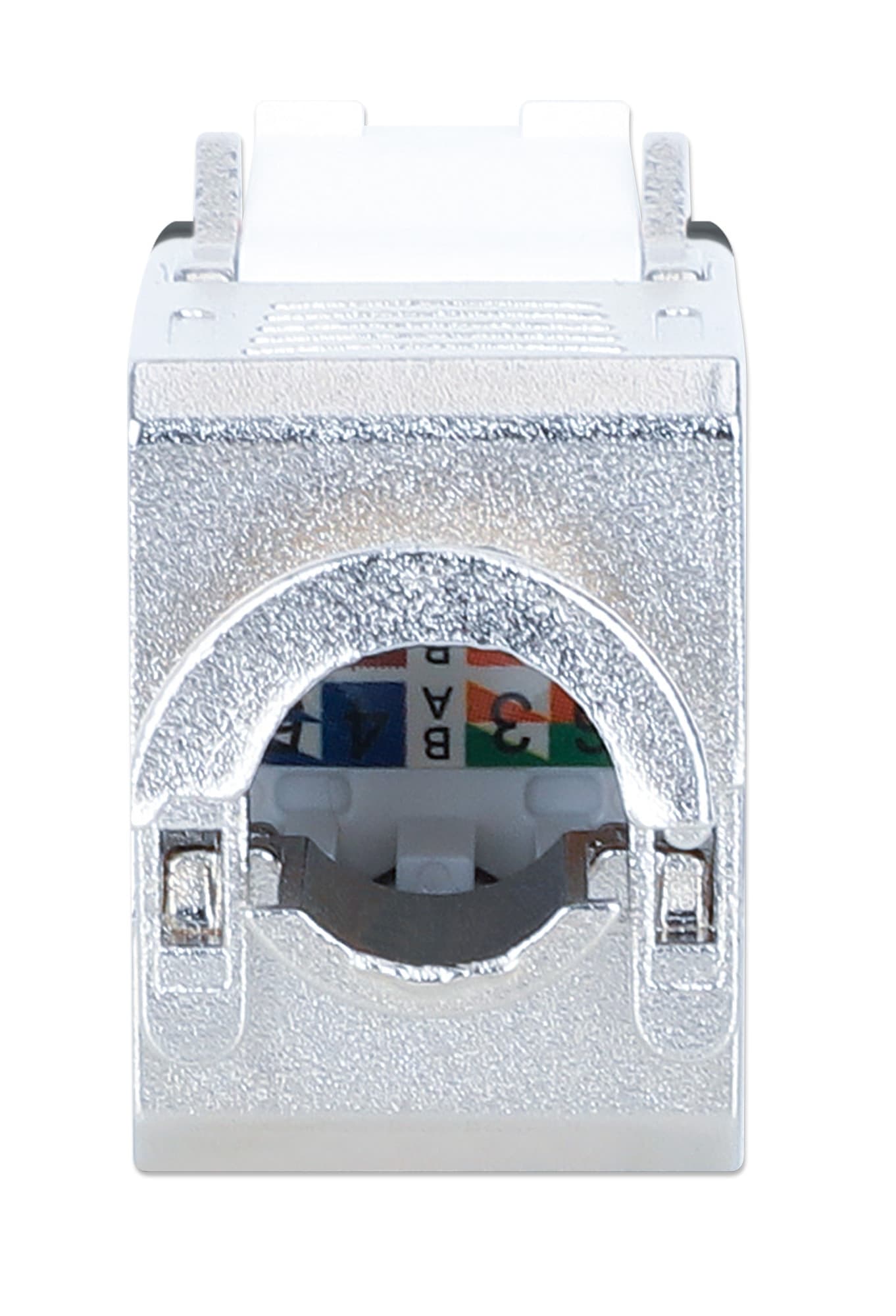 Frutto Keystone RJ45 Cat.6A 10G Slim STP Toolless Nero - 8