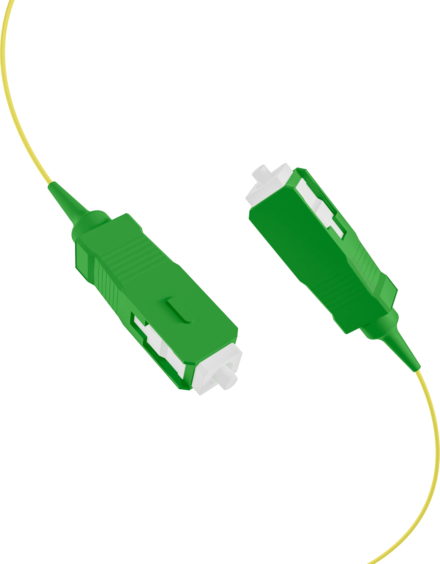 Set 12 Pigtail Fibra Ottica Monomodale OS2 SC/APC G657A2 2m Giallo - 2