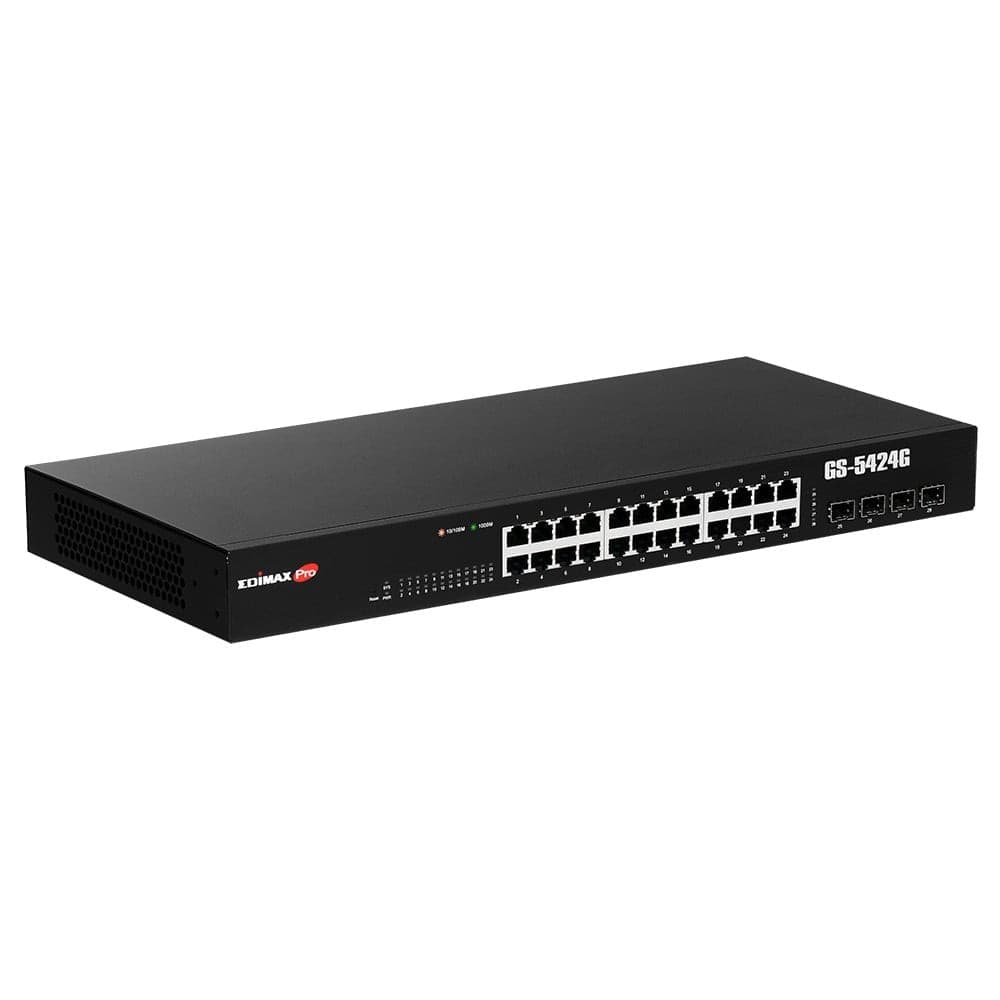 Gigabit Ethernet Switch 24 porte 4 slot SFP, GS-5424G - 4
