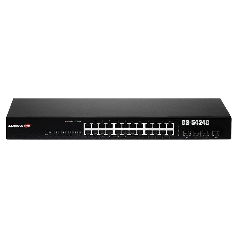 Gigabit Ethernet Switch 24 porte 4 slot SFP, GS-5424G - 6