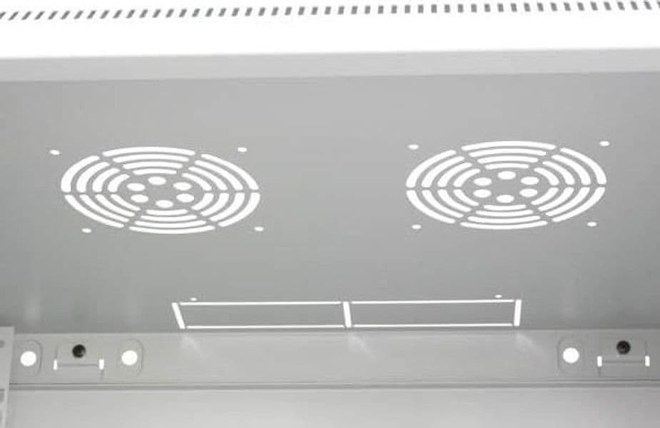 Armadio Rack 19'' a muro 20 unit&agrave sezione unica prof. 600 mm Grigio - 8