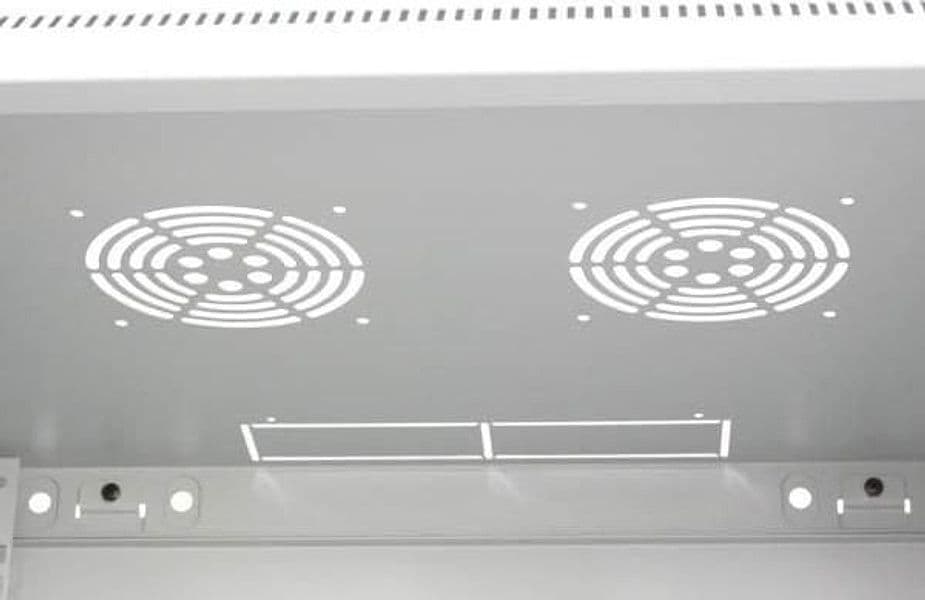 Armadio Rack 19'' a muro 15 unit&agrave sezione unica prof. 600 mm Grigio - 5