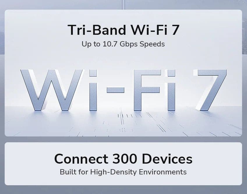 Punto di Accesso Wireless Multi-Gigabit Tri-band WiFi 7 BE11000 Mesh a Muro/Soffitto, AP11000 - 3