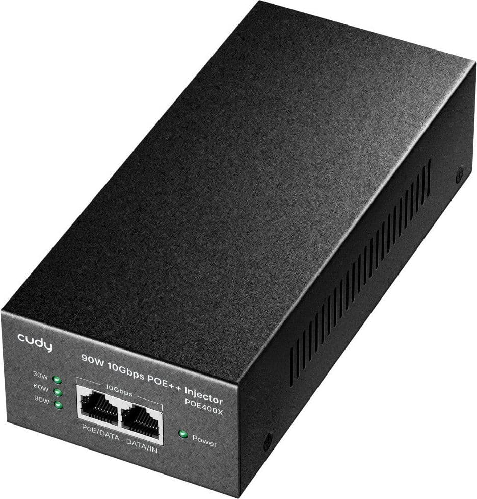 Iniettore Gigabit PoE/PoE+/PoE++ da 90W 10G fino a 90 m, POE400X - 9