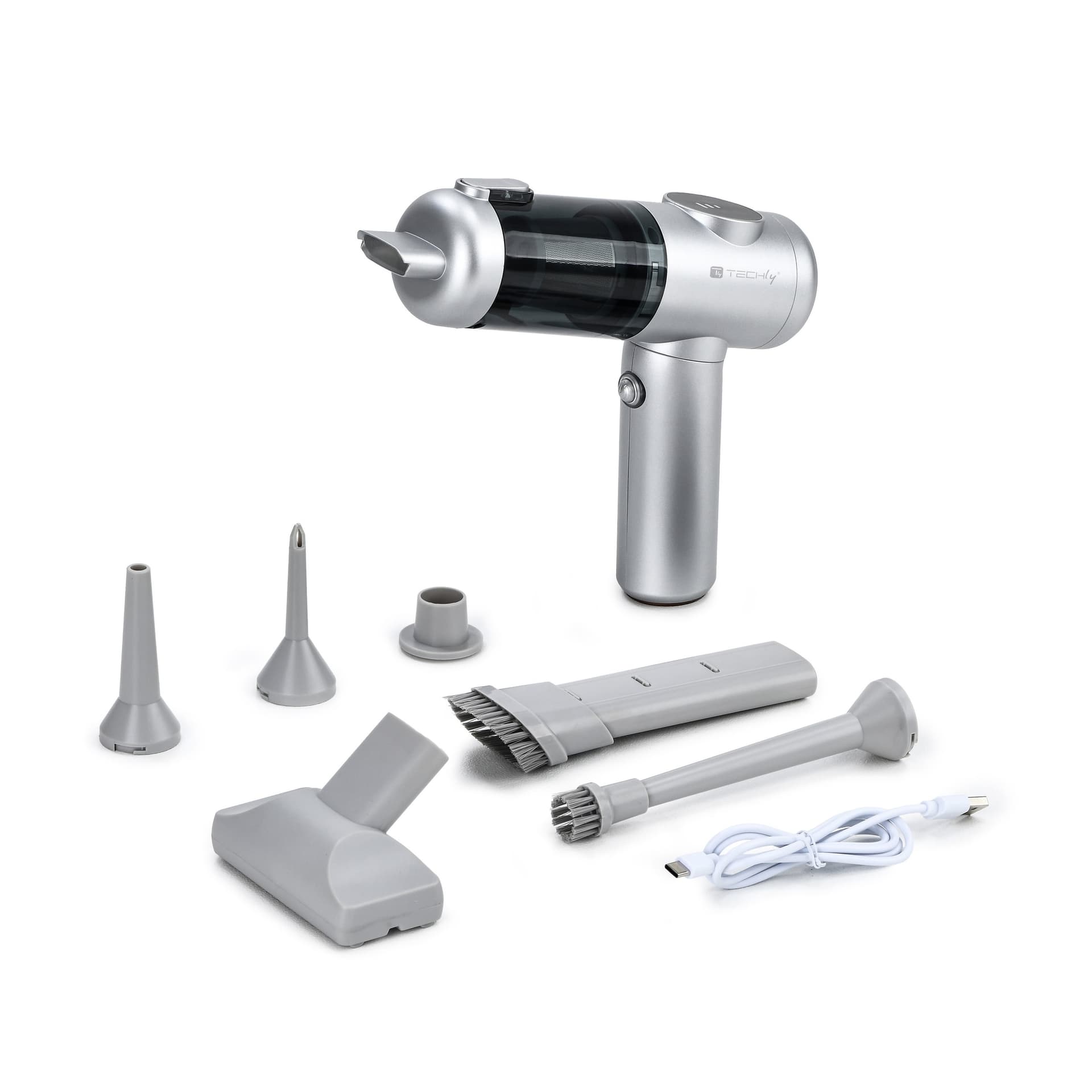 Aspirapolvere Soffiatore per PC/Tastiere 2 in 1 Senza Fili - 7