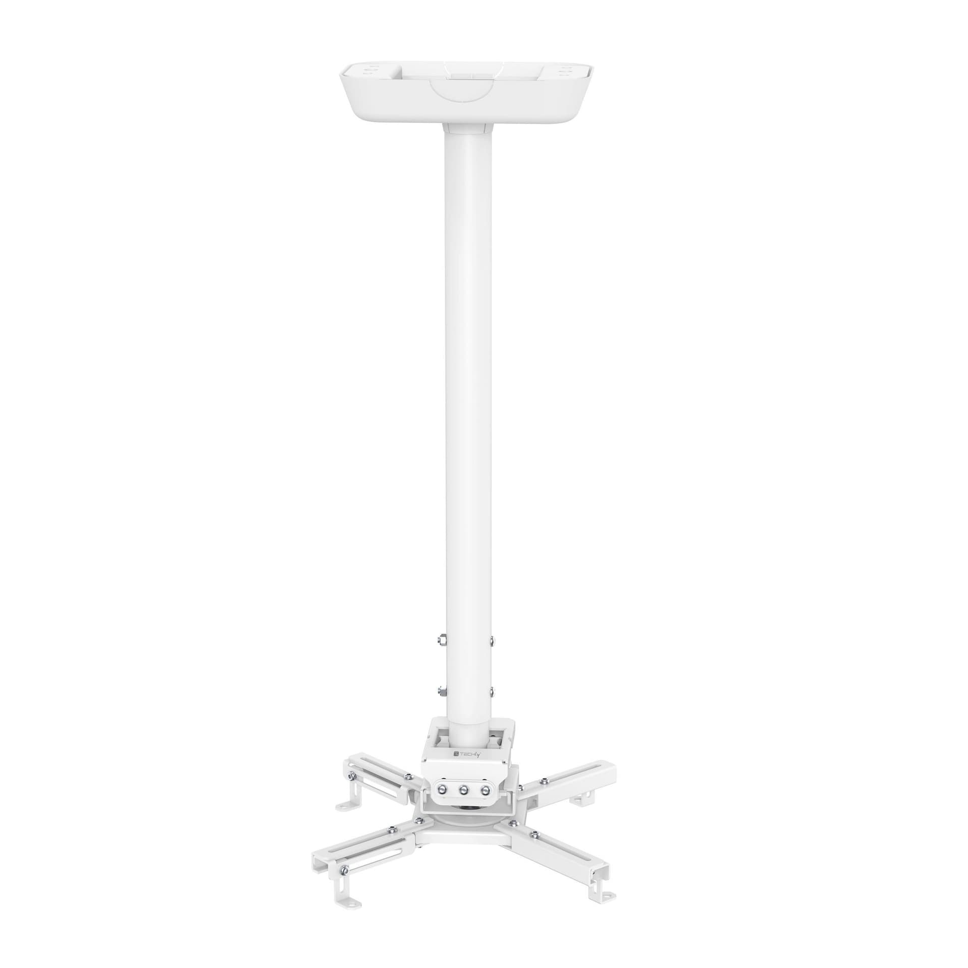 Supporto Universale a Soffitto per Proiettori Estensione 735-1135 mm Bianco