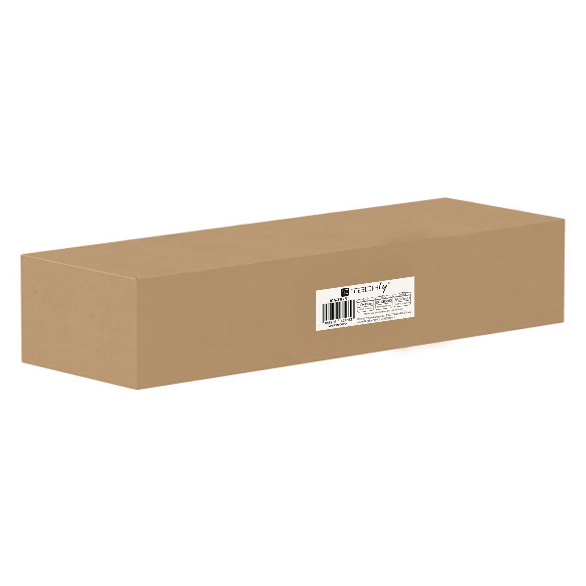 Supporto Mobile da Pavimento con Altezza Regolabile e Mensole, per TV da 37-75'' - 2