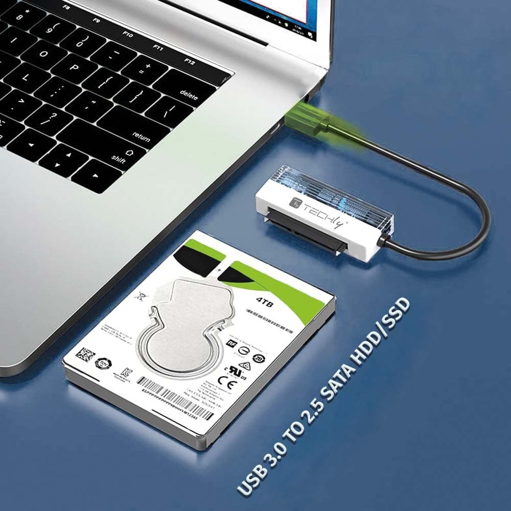 Adattatore USB-C&trade USB-A 2 in 1 a SATA 2.5'' - 4