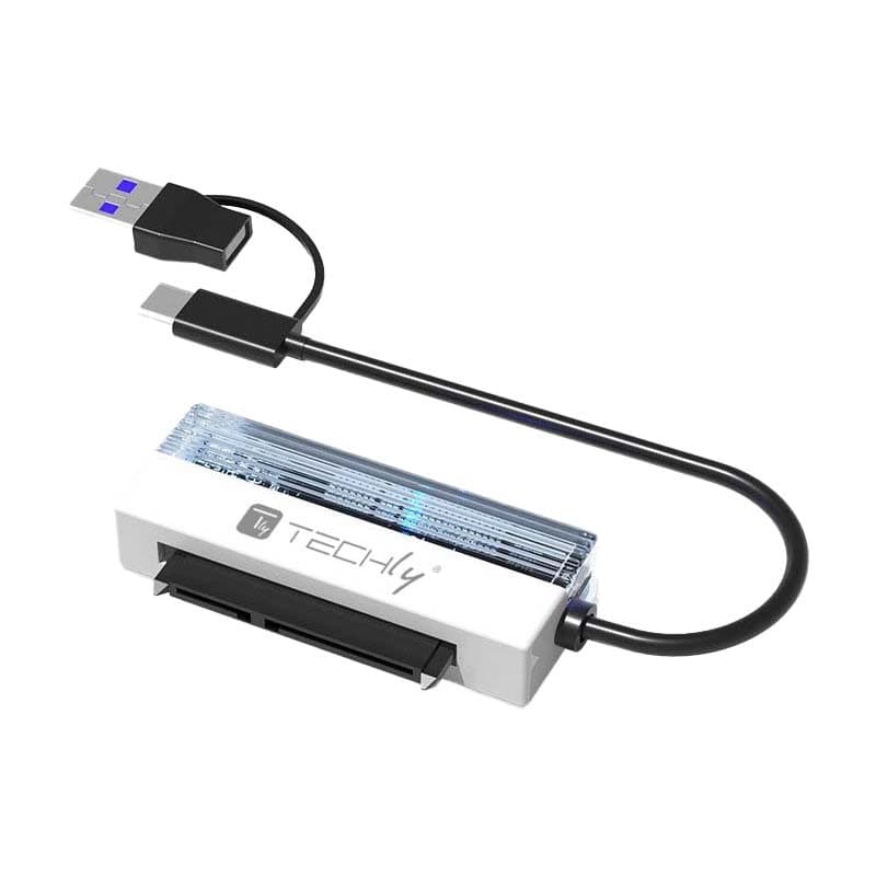Adattatore USB-C&trade USB-A 2 in 1 a SATA 2.5'' - 6