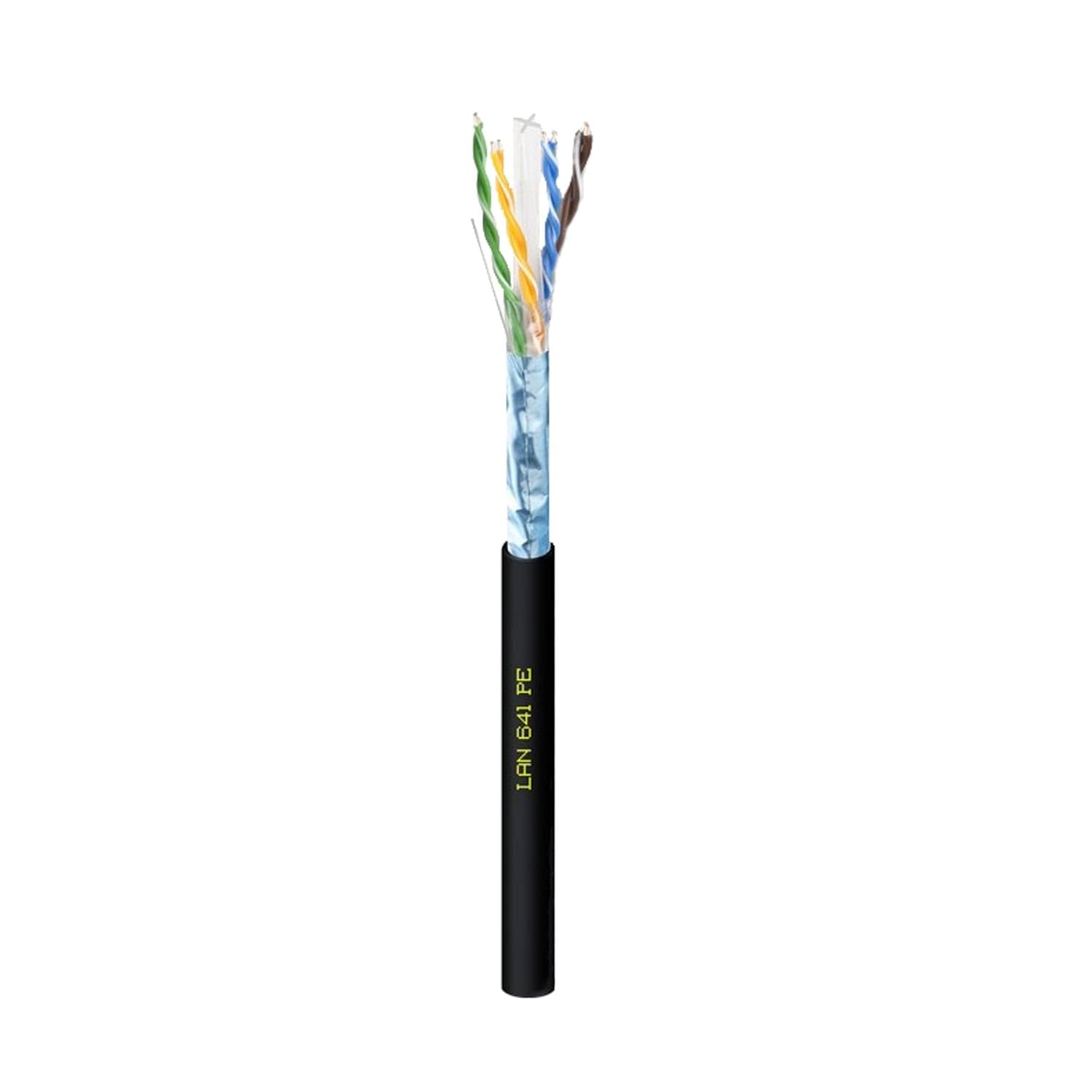 Cavo Cat. 6 Rigido F/UTP PE in Matassa 500 m Nero - 2